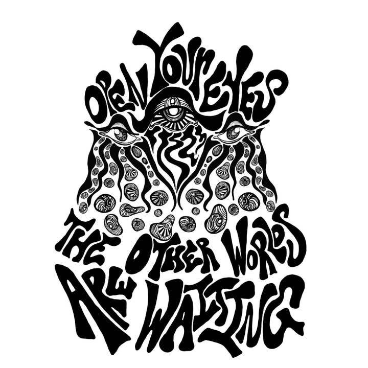 Other Worlds Print for wholesale by All Seeing Studios