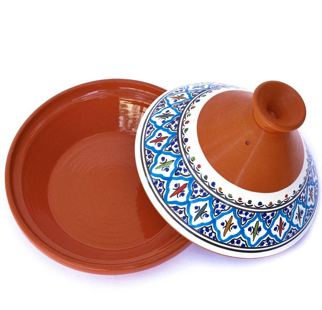 Kamsah - Wholesale Cooking Pot - Bohemian Classic Turquoise Medium Tagine Pot3