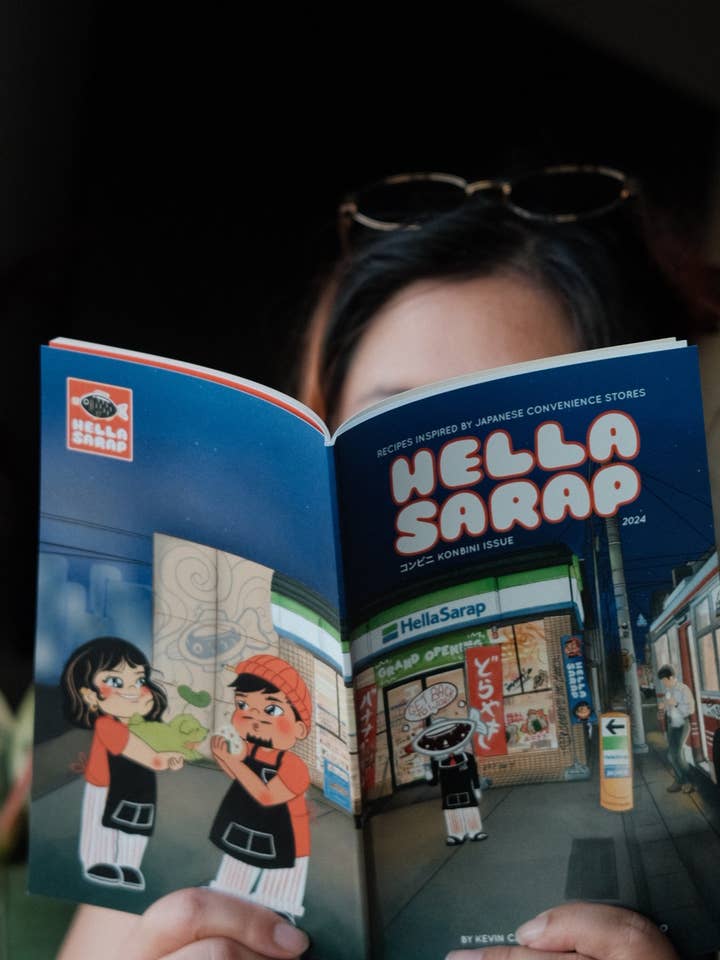 Konbini-Rezept-Zine für den Großhandel von Hella Sarap