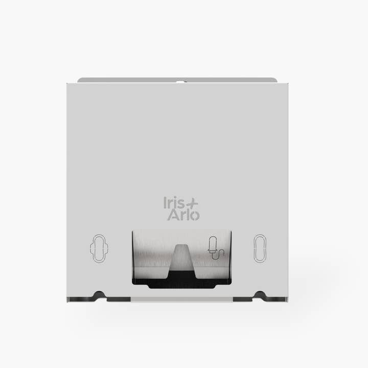 Wall-Mounted Steel Dispenser - Daily Pads, Tampons & Pantyliners for wholesale by Iris + Arlo