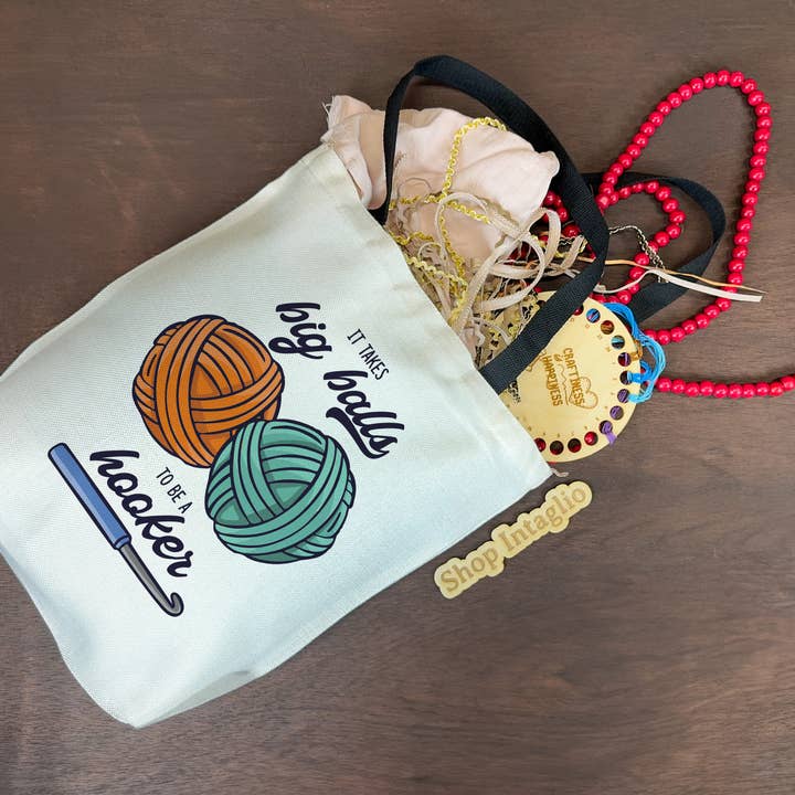 Bolsa de mano It Takes Big Balls para ser una increíble prostituta para venta al por mayor de Shop Intaglio