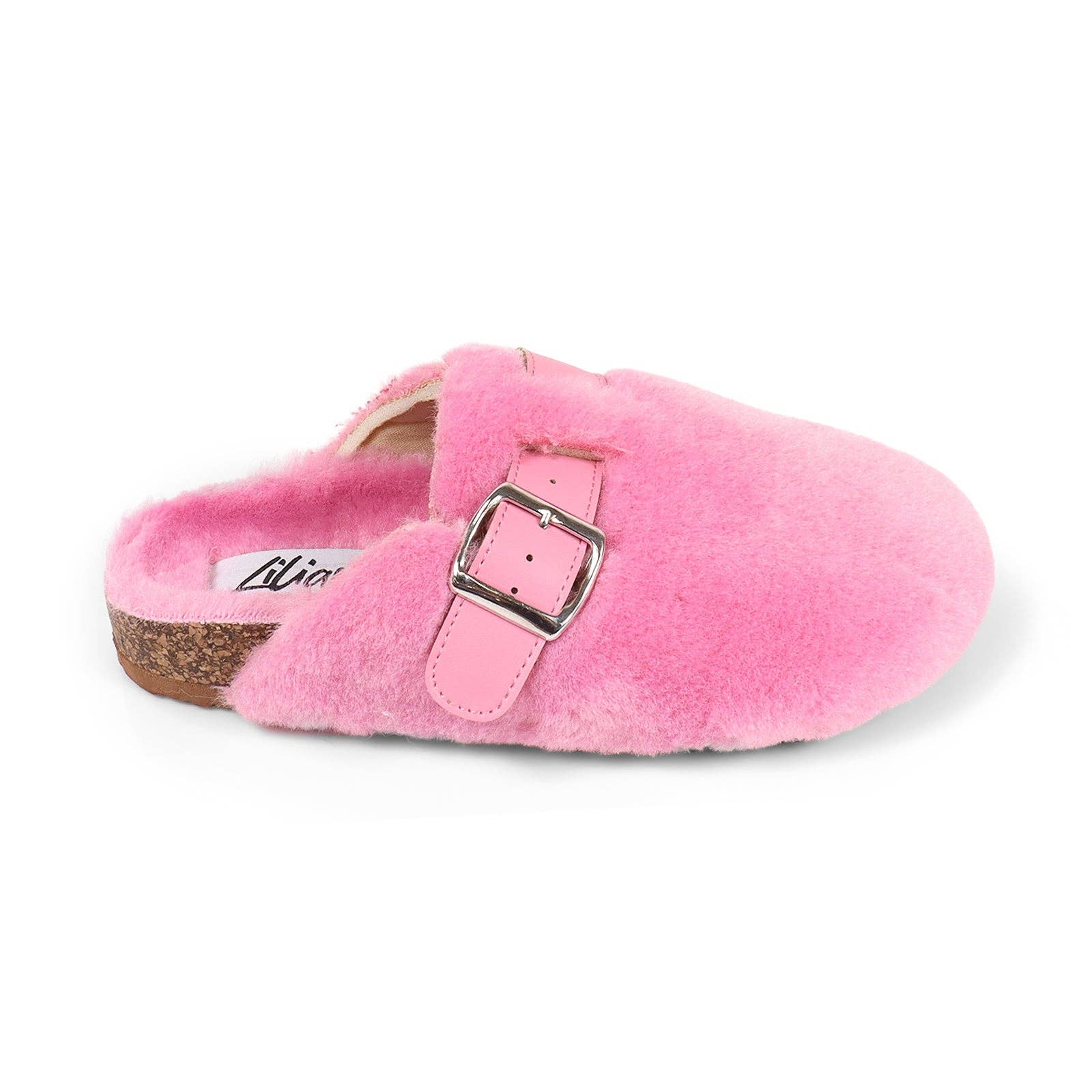 CAMILE-3 FUR BOSTON SOFT FOOTBED CLOGS PINK for wholesale on Faire5