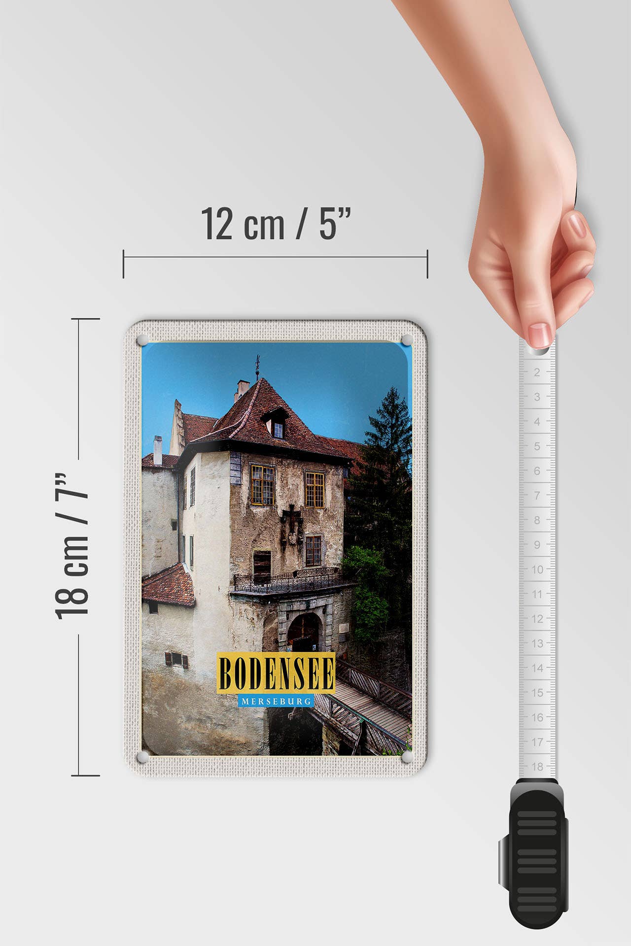 Femer - Wholesale Sign - Tin sign 12x18cm Bodensee Germany Merseburg3