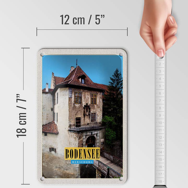 Femer - Wholesale Sign - Tin sign 12x18cm Bodensee Germany Merseburg3