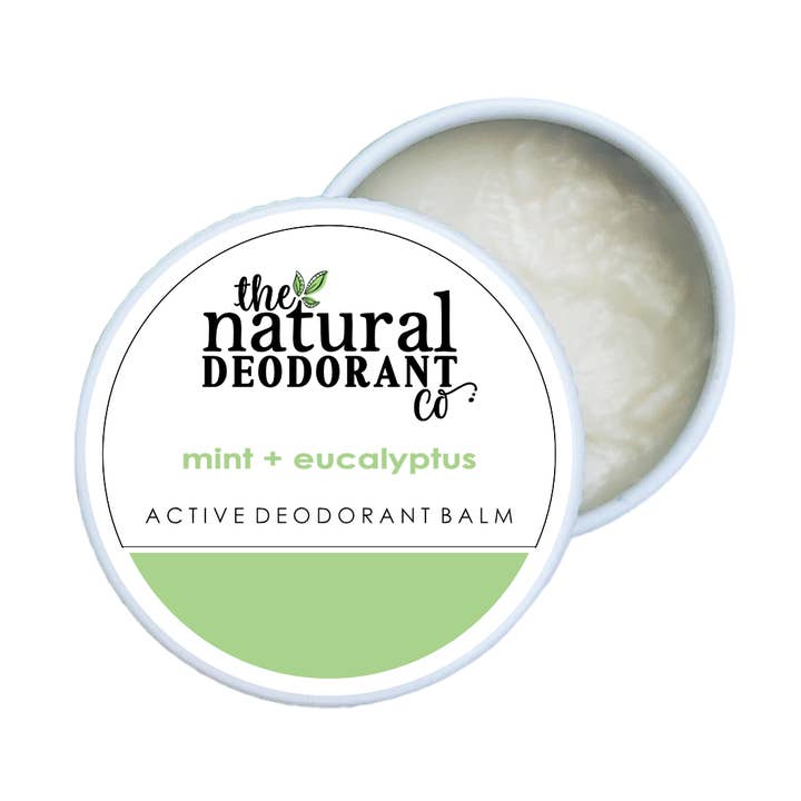 Bálsamo Desodorizante Activo Mint + Eucalyptus 10g Mini por atacado de The Natural Deodorant Co.