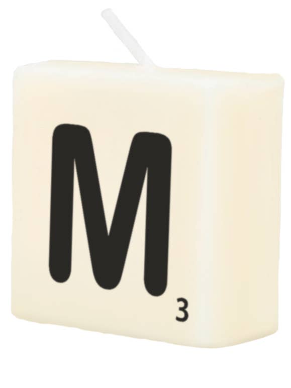 Candela con lettere - M per la vendita all'ingrosso da parte di PD Party