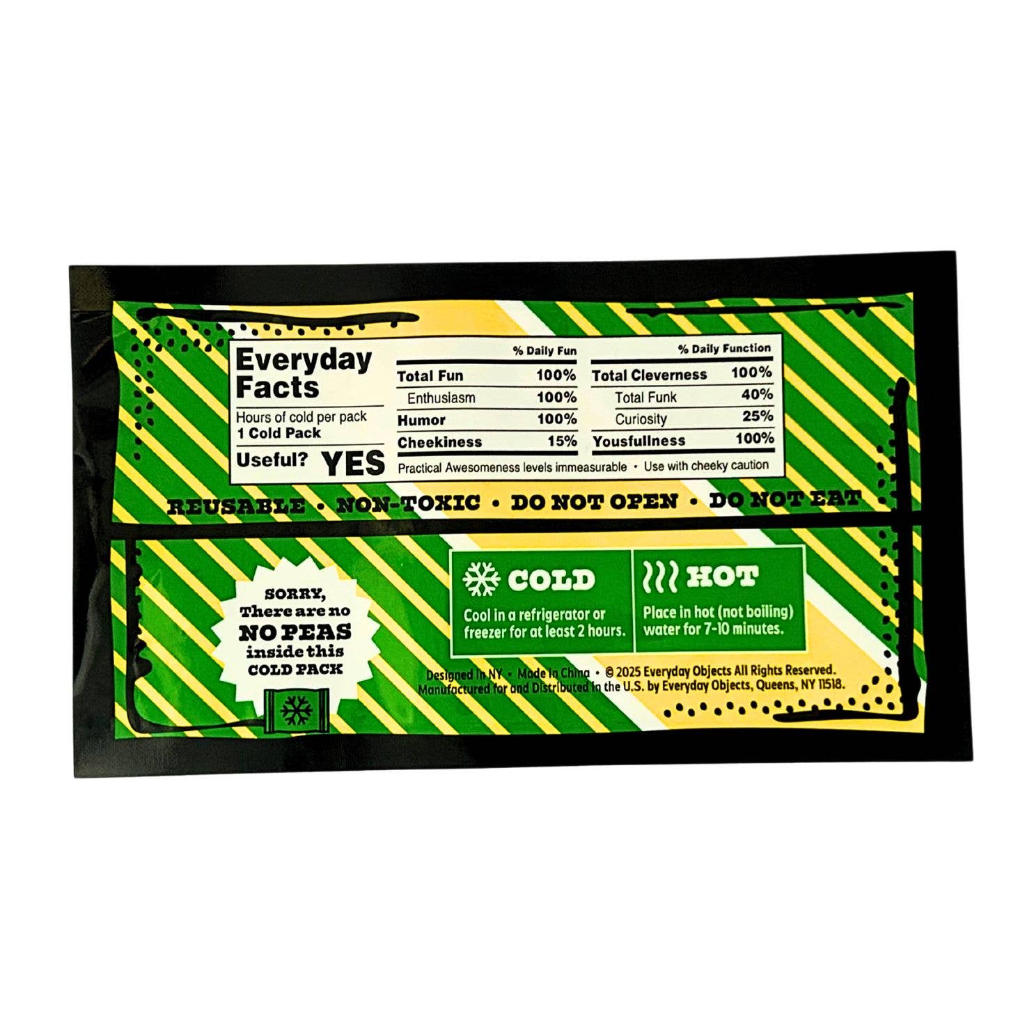 Everyday Objects – wholesale Ispåse – Chill Peas – Återanvändbar Värme-Kylpack9