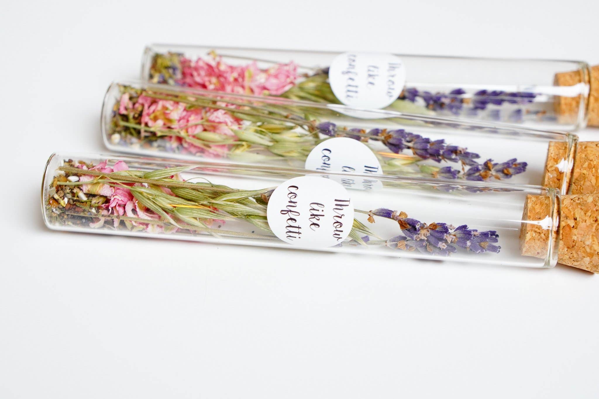Poca Ceramics – wholesale Dried/pressed flowers – Glass tube with dried flowers3