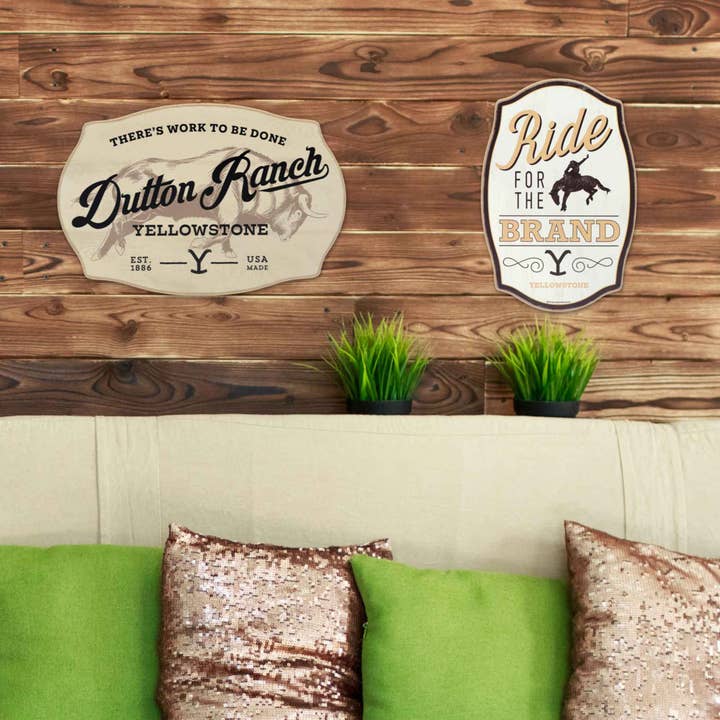 Open Road Brands, LLC - Wholesale Sign - Yellowstone Ride for the Brand Wood Wall Decor