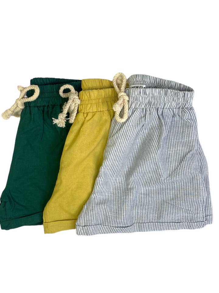Peyton Linen Shorts for wholesale by The New Class
