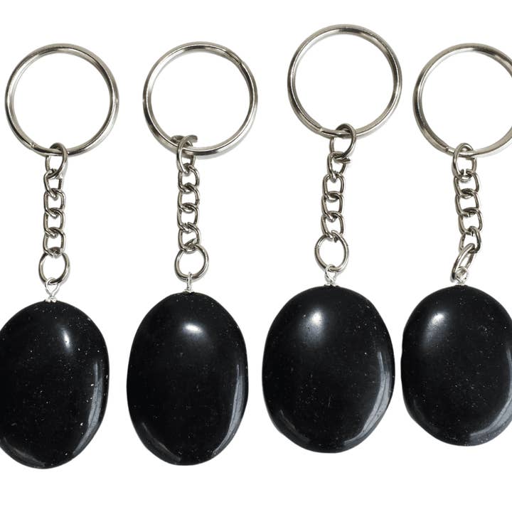 Soothing Crystals - Wholesale Keychain - Unisex - Gemstone Keychain | Black Tourmaline | Crystal Stone Keyring2