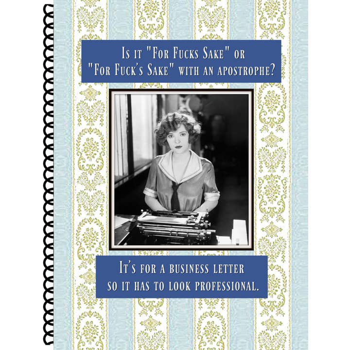 Ümlaut Brooklyn - Wholesale Journal/Diary - For Fucks Sake - Journal