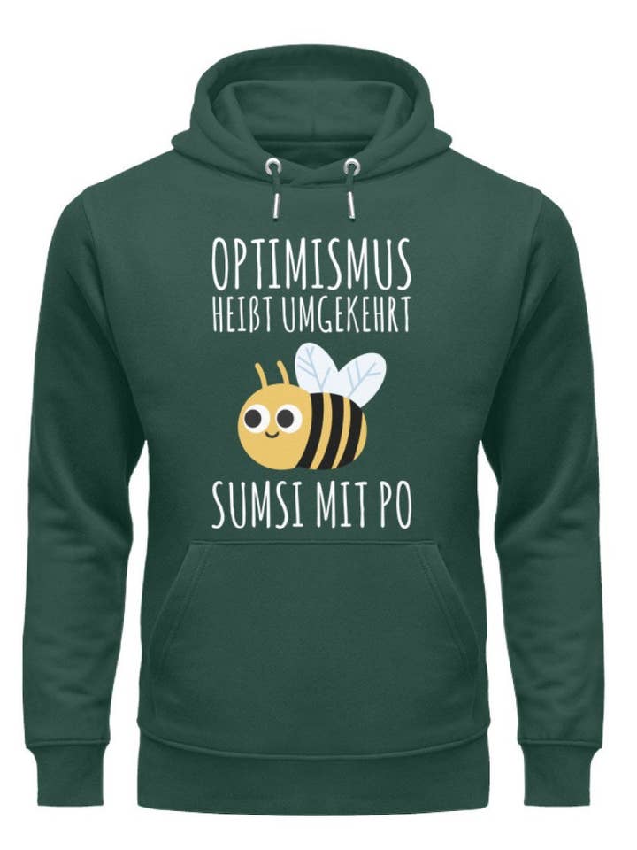 Optimism - premium organic hoodie for wholesale by GARTENFAN