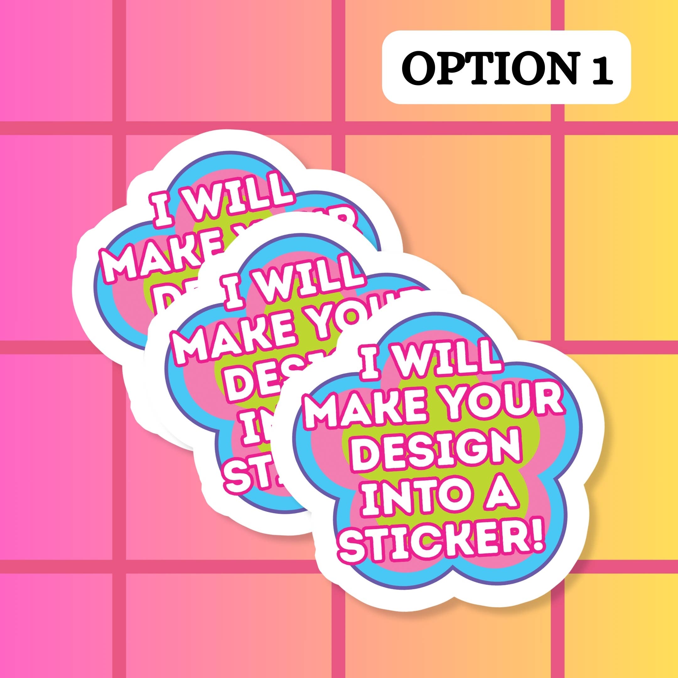 Stickers+ X Ashley Bexar - Wholesale Sticker - Custom Waterproof Vinyl Sticker (Your Design)2