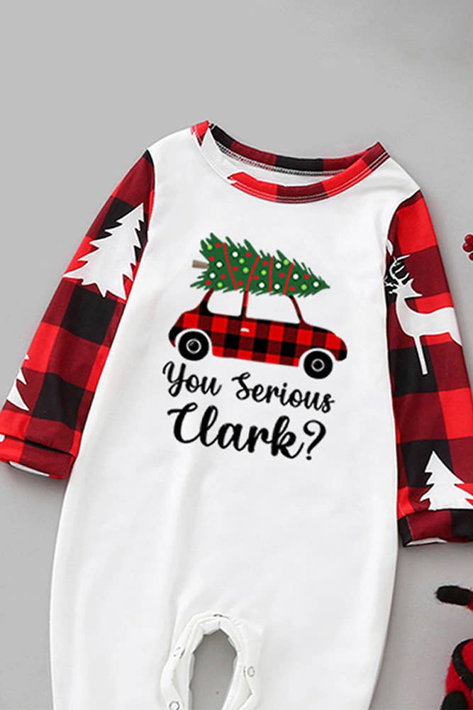 UNISHE - Wholesale Sleepwear Set - Unisex - Christmas Family Match Plaid Pajamas Set ZK4323