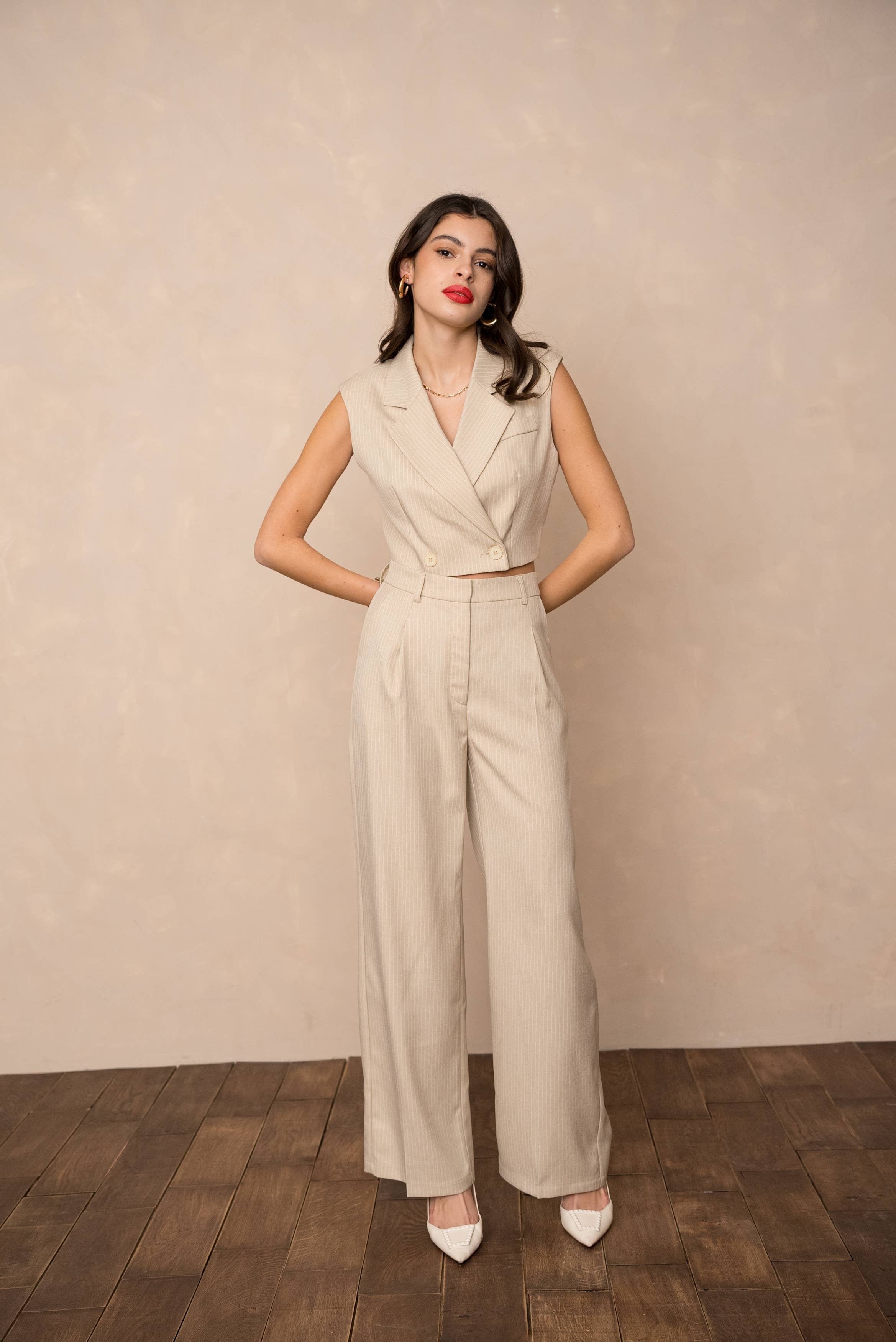 LULUMARY - Wholesale Pants - Women's - Striped pants P98117