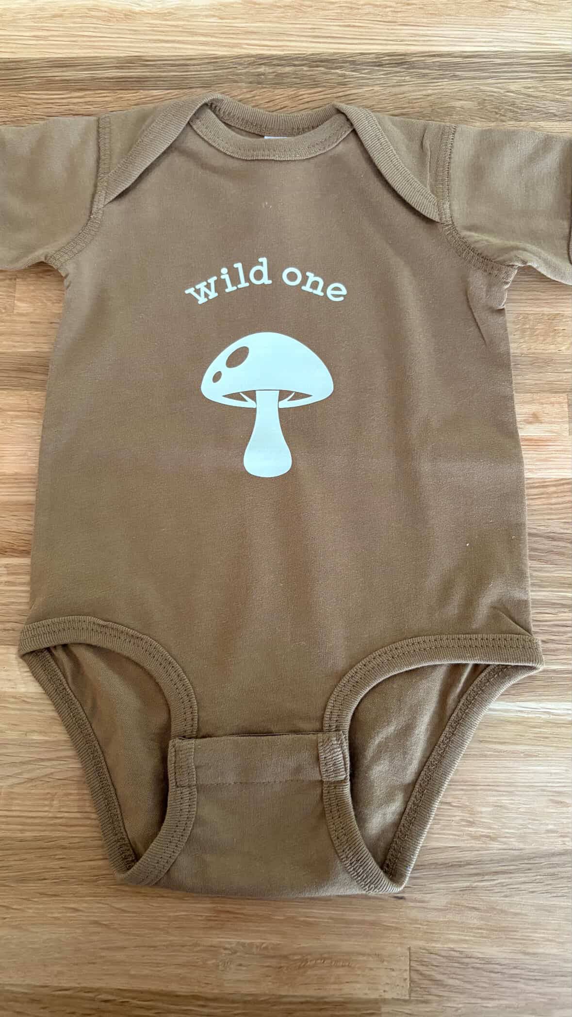 NW Accent - Wholesale Bodysuit (Non-Footed) - Baby - Wild One Onesie1