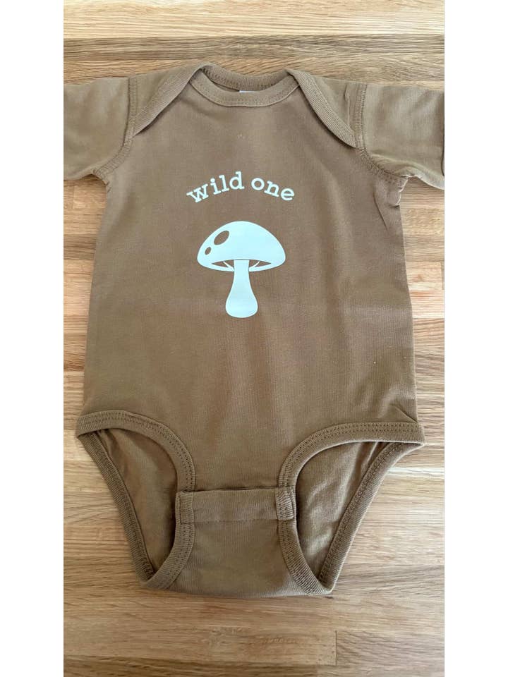 NW Accent - Wholesale Bodysuit (Non-Footed) - Baby - Wild One Onesie1
