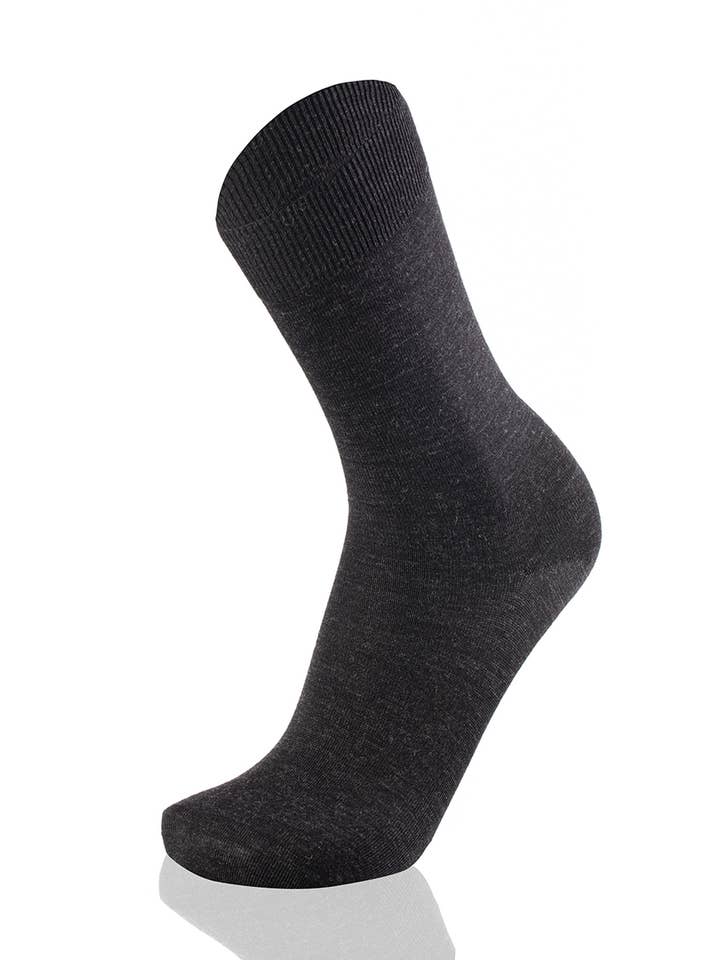 Effen Antraciet Melange 100% Merinowol voor wholesale door WestMister