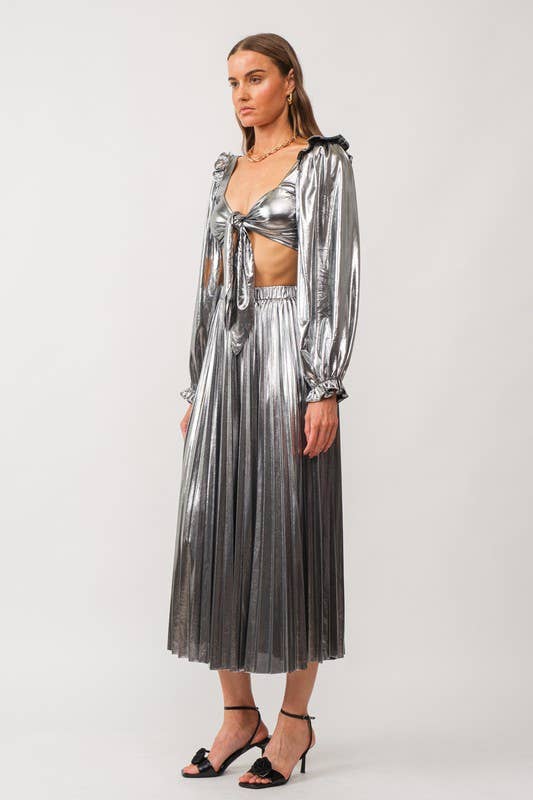 Alessandra Silver Blouse for wholesale on Faire4