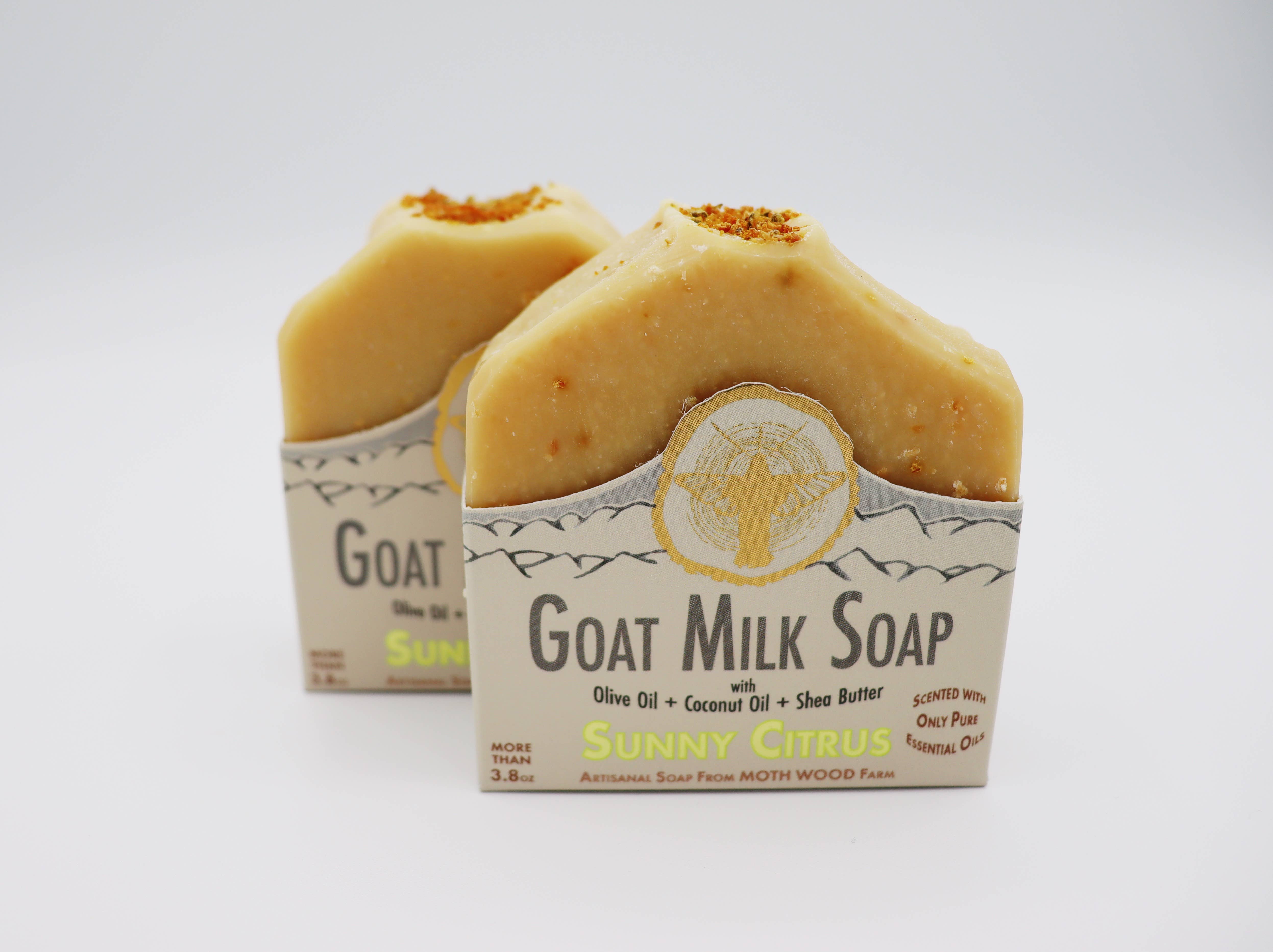 MOTH WOOD - Vendita all'ingrosso Saponette - Sapone al latte di capra Sunny Citrus4