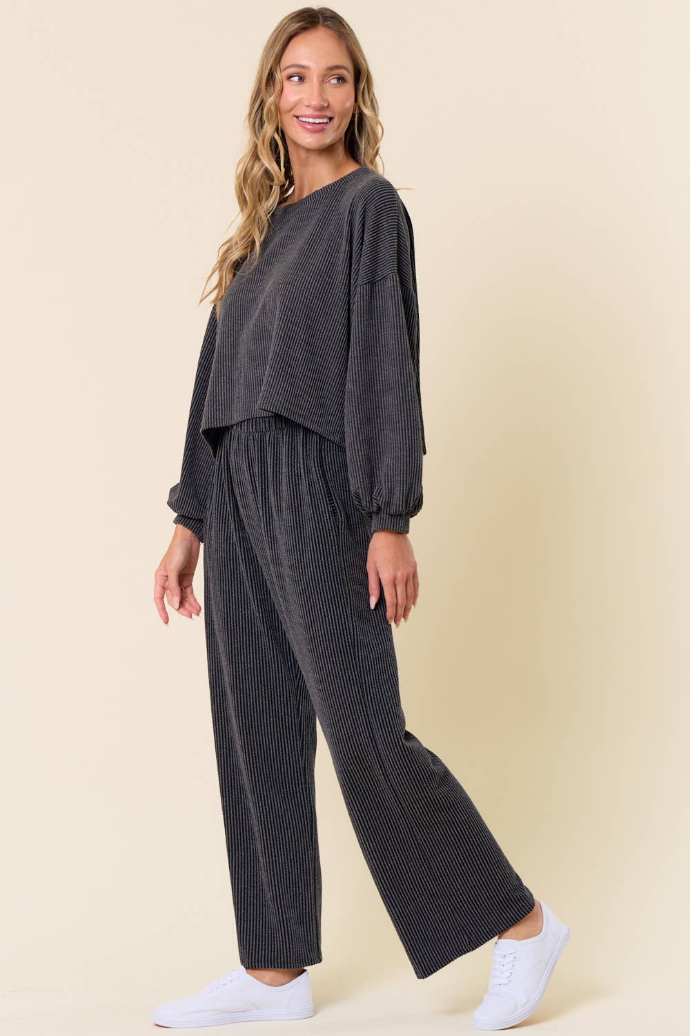 lovely melody - Wholesale Knit Top - Women's - LMT4100-Manifest ribbed top17