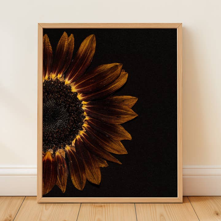 Pressed Flower Fine Art Print - "Emberlight" for wholesale by Hope Steinle Pressed Flower Art