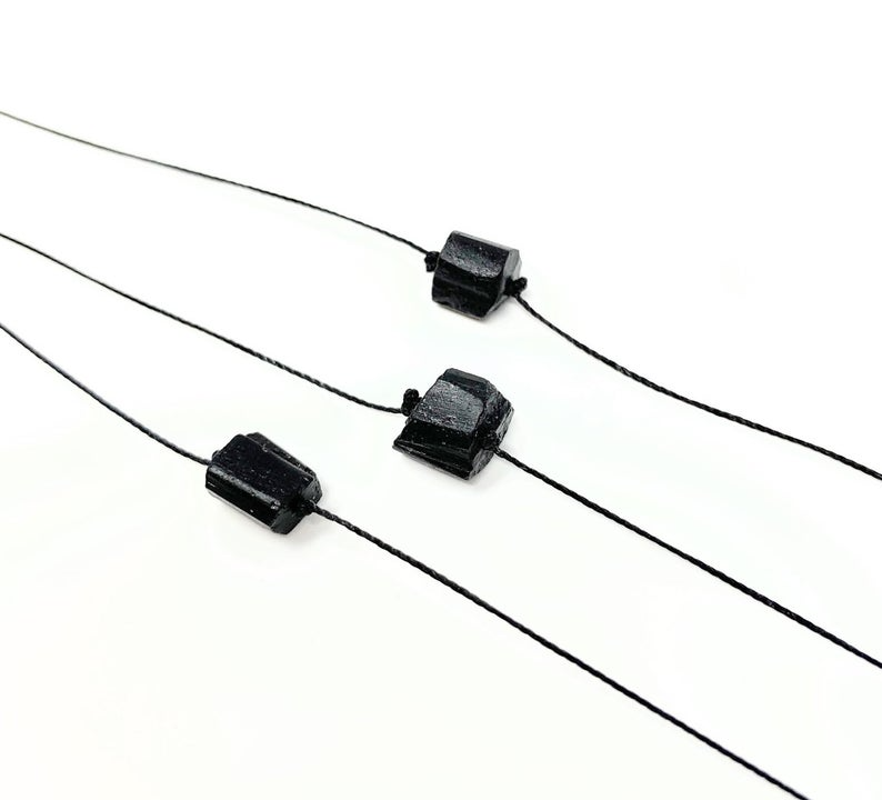 Merelani Designs - Wholesale Pendant/Charm Necklace - Raw Black Tourmaline Necklace4