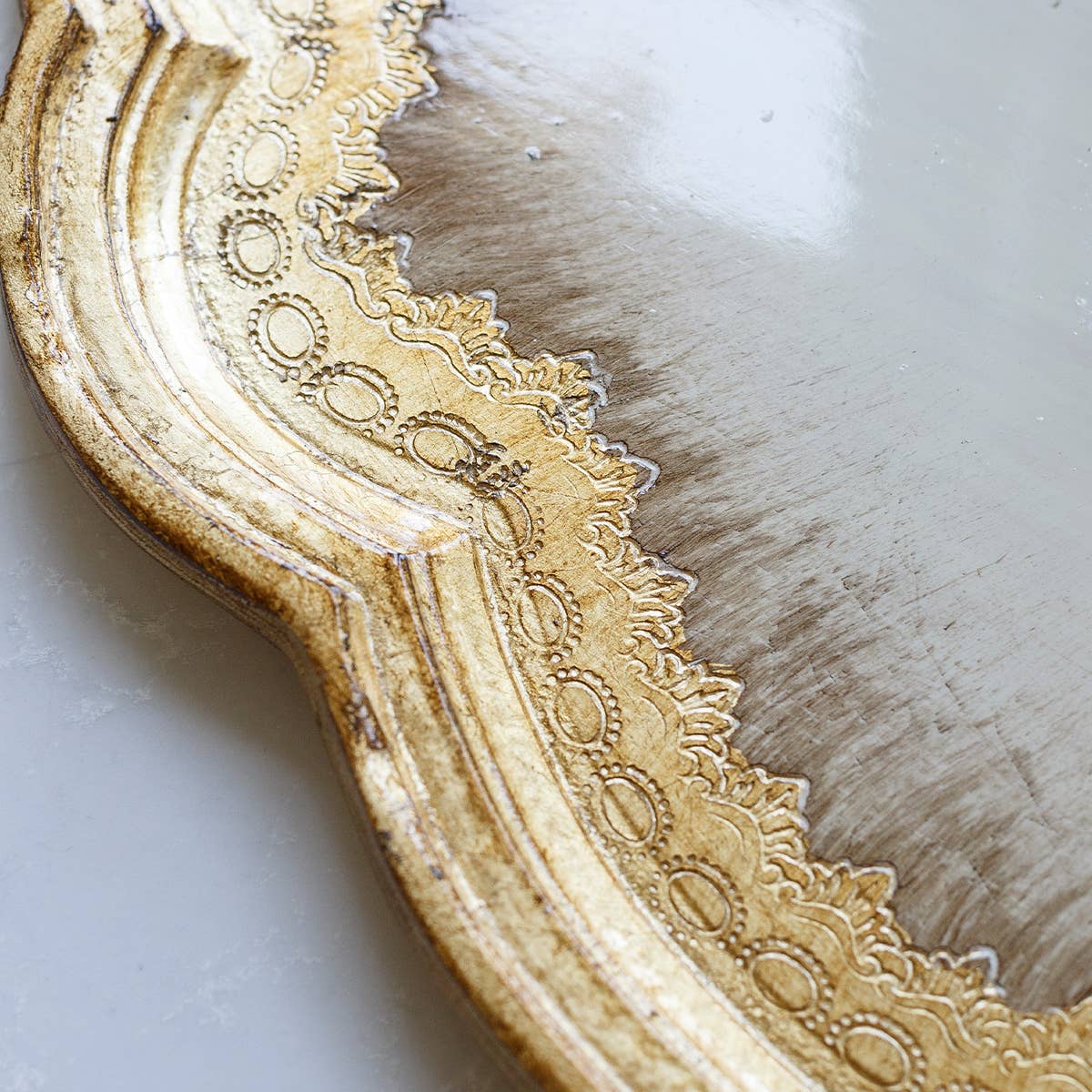 Arte Italica & Crown Linen Designs – wholesale Decorative tray – Antique Florentino Wooden Tray8