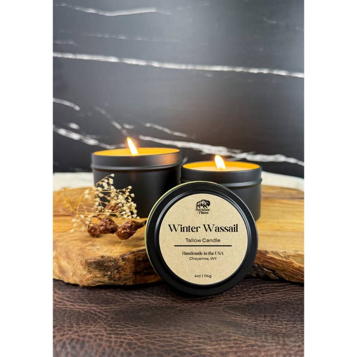 Tallow Candle - Winter Wassail for wholesale by Petrichor+Flame