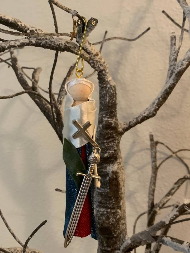 St. Natalia (Natalie) Wooden Doll Ornament for wholesale by Our Saint Family