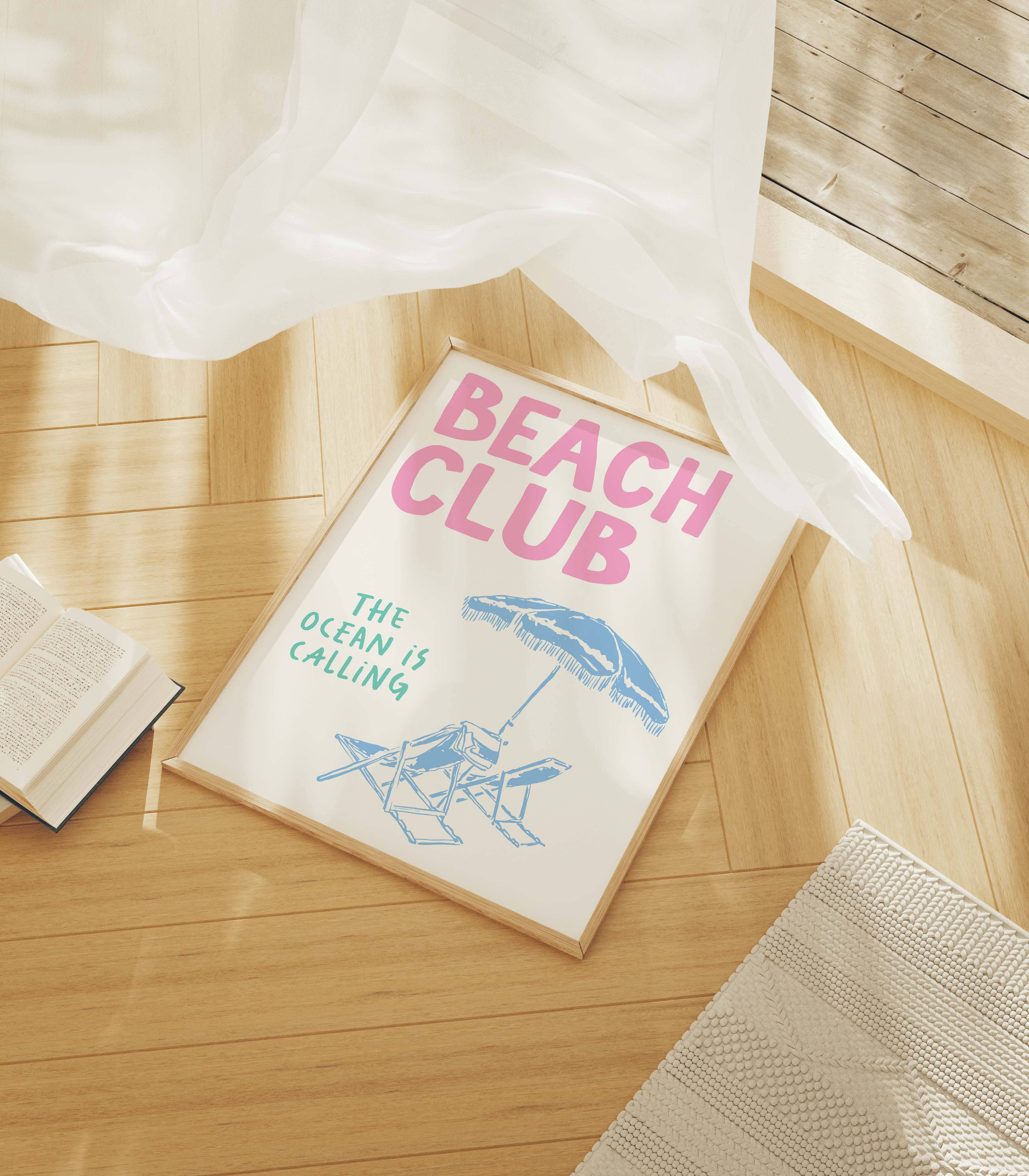 April Lane Art - Wholesale Art Print - Beach Club Print1