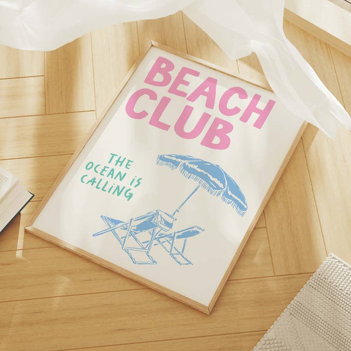 April Lane Art - Wholesale Art Print - Beach Club Print1