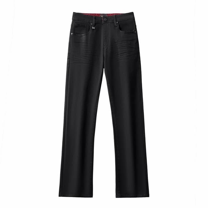 Style Staple Wide-Leg Denim-BLACK for wholesale by BAROCCO