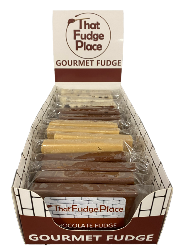 That Fudge Place - Wholesale Fudge - Chocolate Peanut Butter Fudge 4oz Slice1