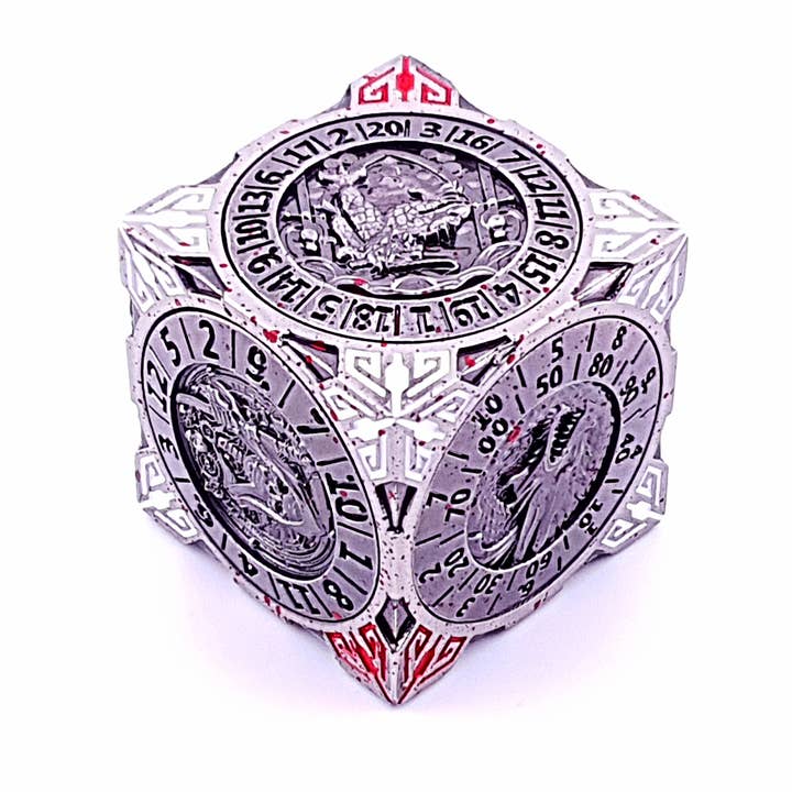 Tabletop Dominion Limited - Wholesale Dice - Talisman of Fate | Dice Spinner | Blood Spatter