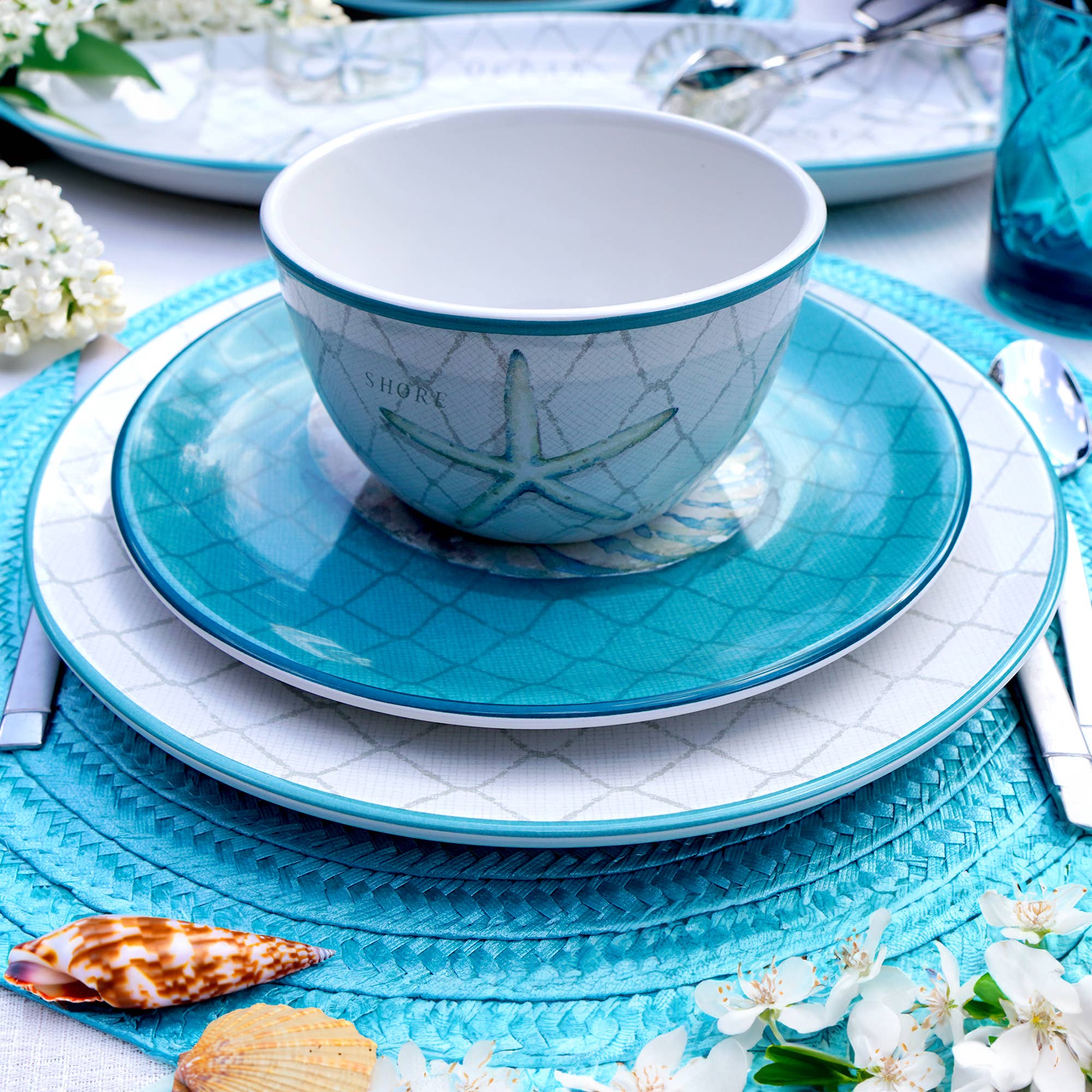 Certified International - Wholesale Bowl - Ocean View Ice Cream Bowl 5.25in x 3in 4 asst.8