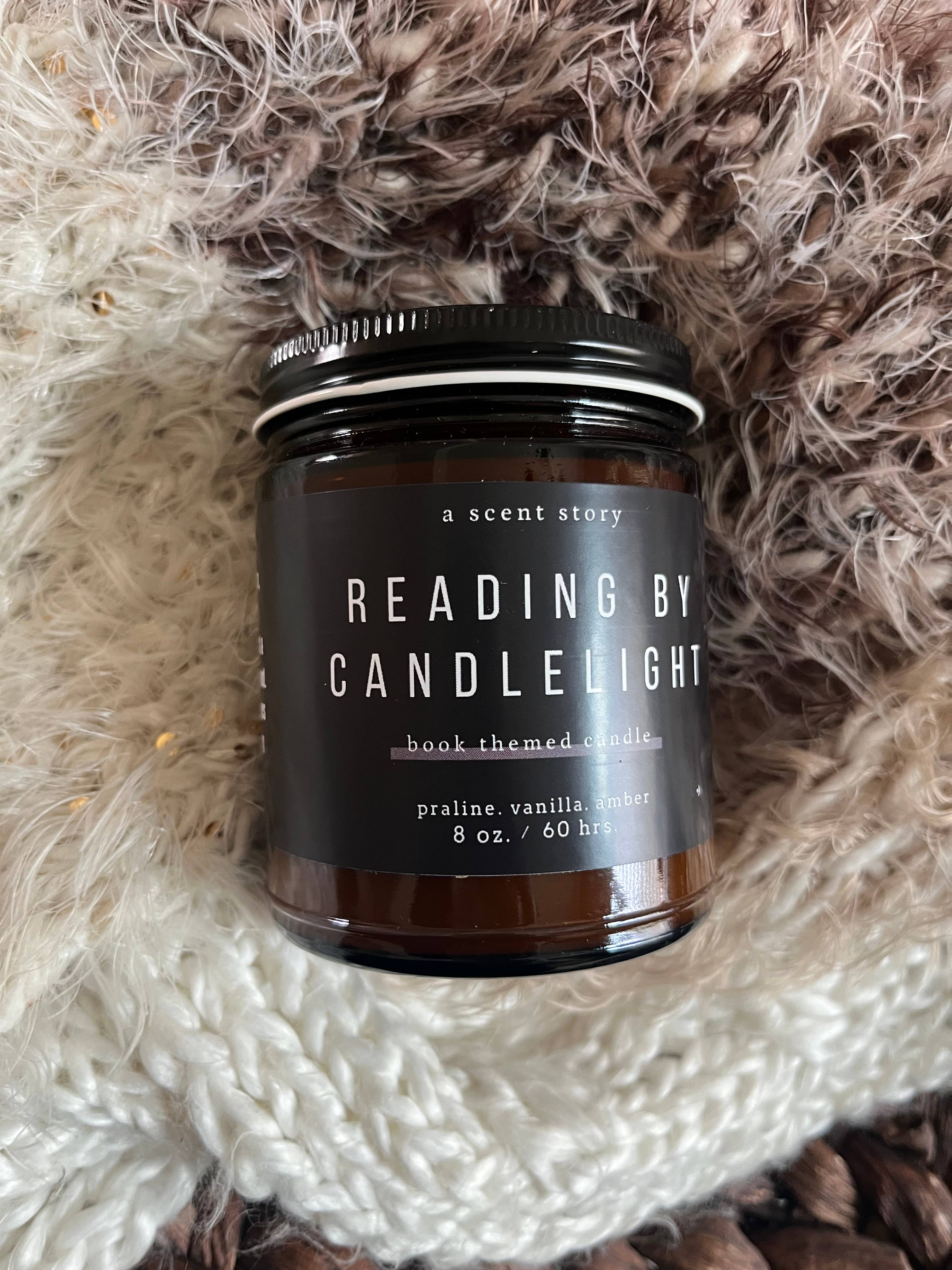 A Scent Story Candle Co - Wholesale Jar/Filled Candle - Reading by Candlelight -  Bookish Candle | Book Themed10