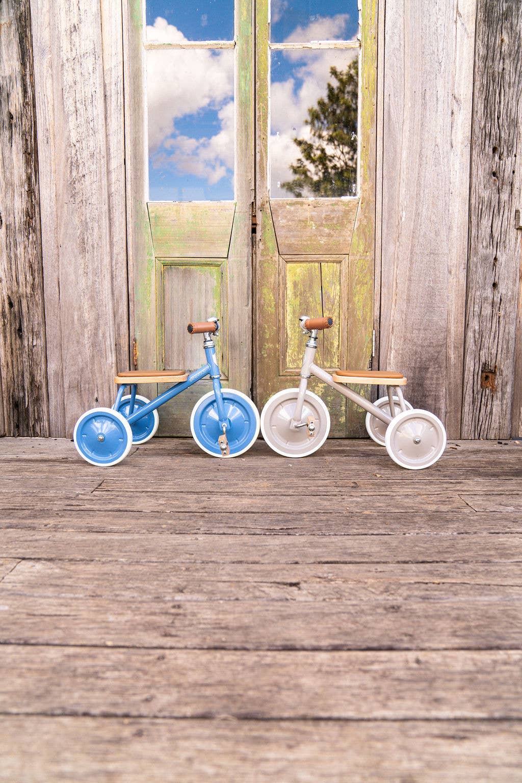 Banwood SL Europe – Engroshandel Cykler og scootere - Børn – Banwood vintage trehjulet cykel - blå3