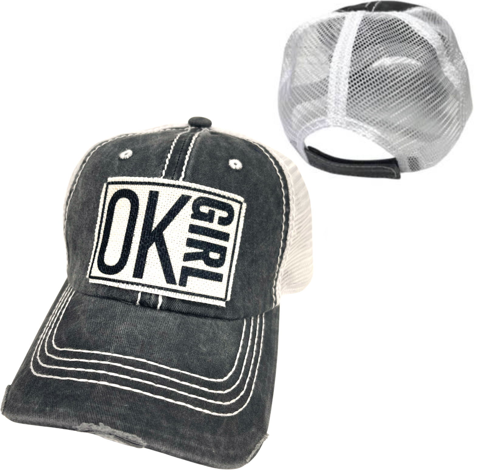 dkhandmade - Wholesale Trucker Hat - Women's - OKLAHOMA GIRL HATS7