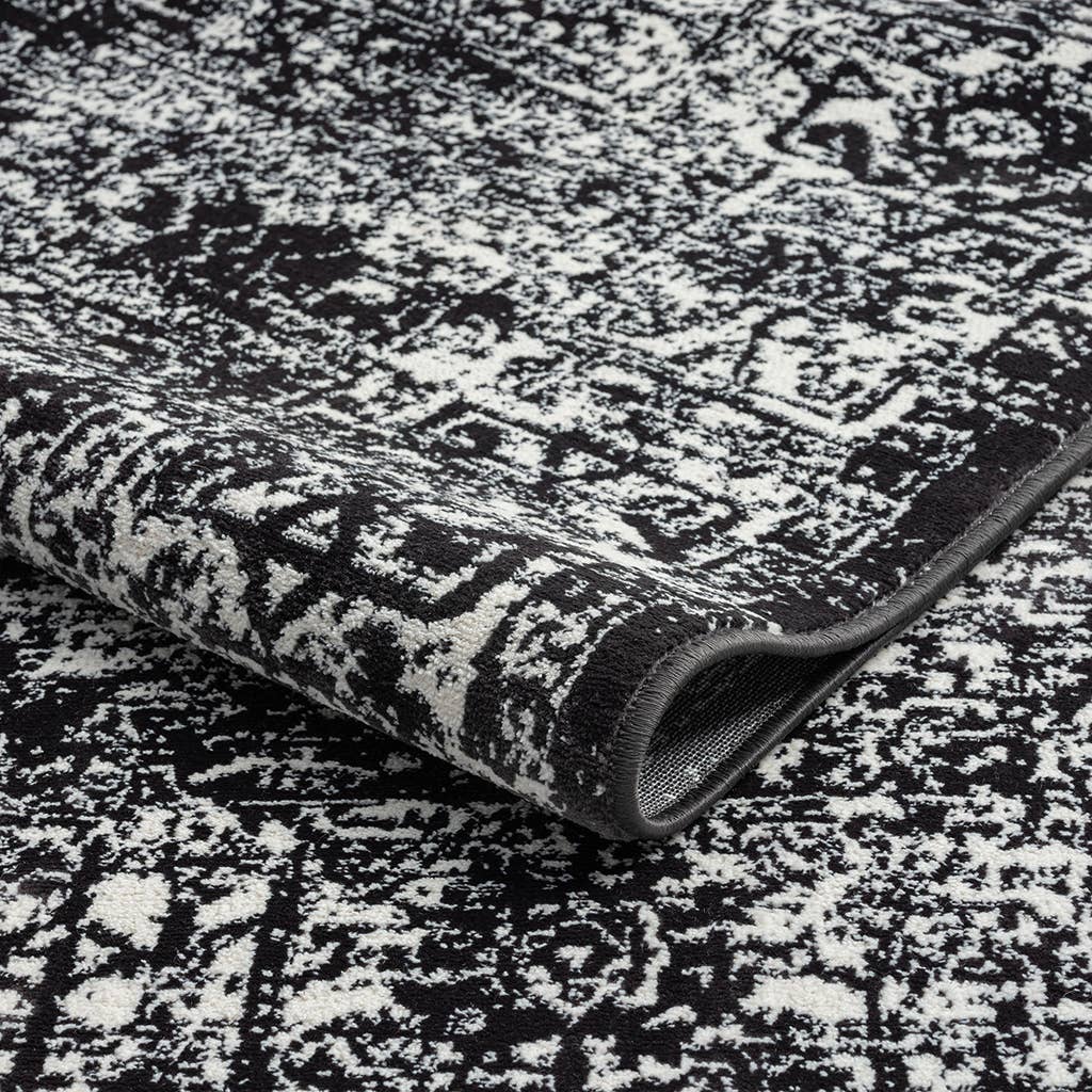 Olliix - Wholesale Area Rug - Distressed Vintage Persian Woven Area Rug/Runner, Black4