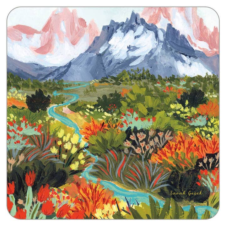 Bergen Vierkante Onderzetter met Folie voor wholesale door On The Bright Side