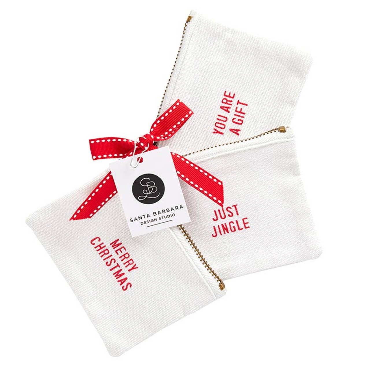 Santa Barbara Design Studio by Creative Brands - Wholesale Gift Tag - Face to Face Gift Card Pouches - Merry Christmas - Set of 33