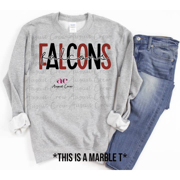 August Crew - Wholesale Graphic Sweatshirt - Women's - Custom Double Word School Spirit- READ DESCRIPTION PLEASE1