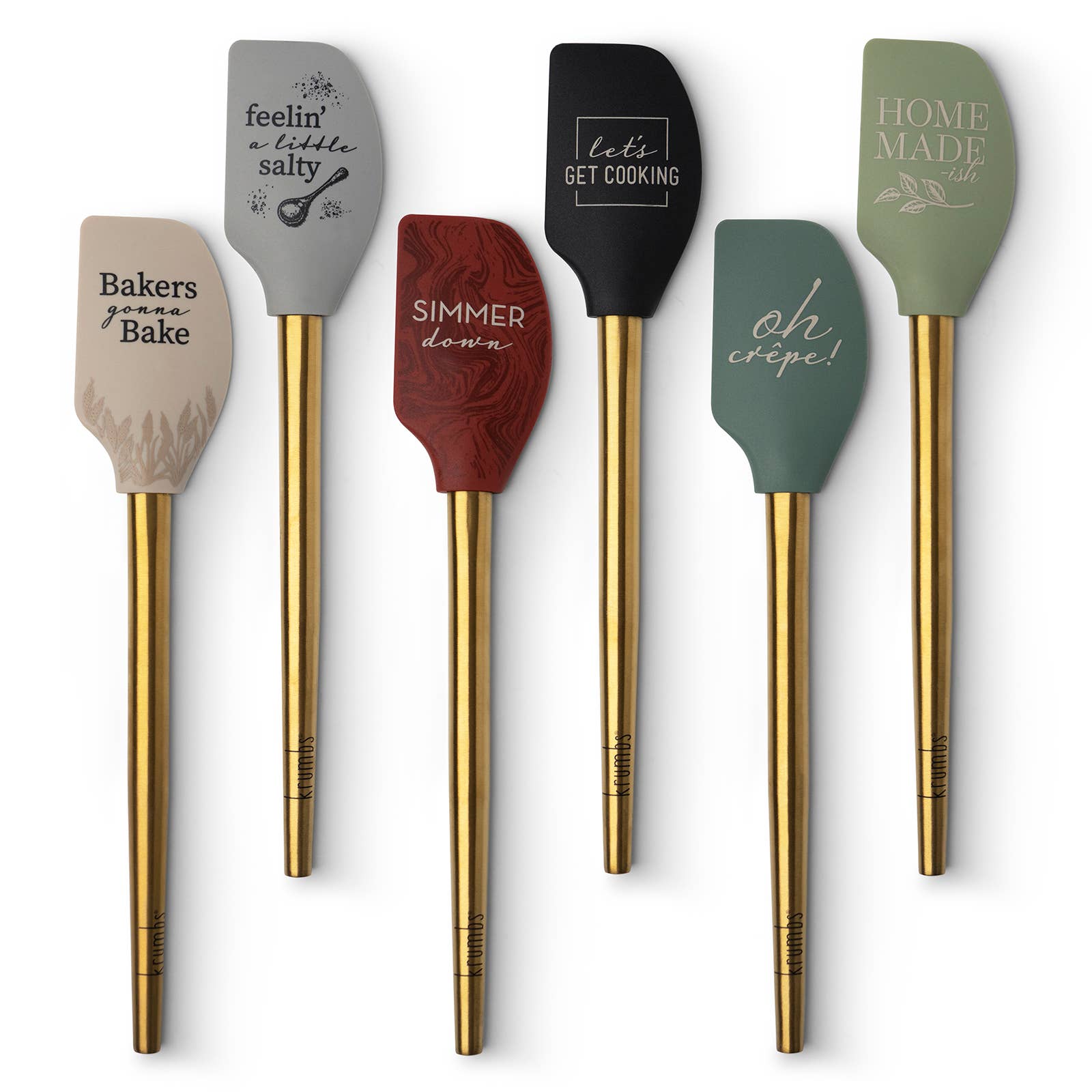 DM Merchandising - Wholesale Spatula/Turner - Krumbs Kitchen Elements Spatula w/Metallic Gold Handle3