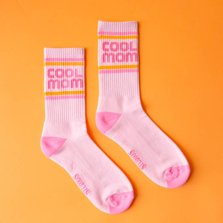 Sunshine Studios - Wholesale Socks - Women's - Cool Mom Ribbed Crew Socks