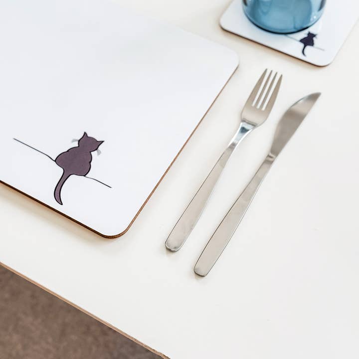 Jin Designs - Wholesale Ornament - Cat Collection Placemats, Set of Four9