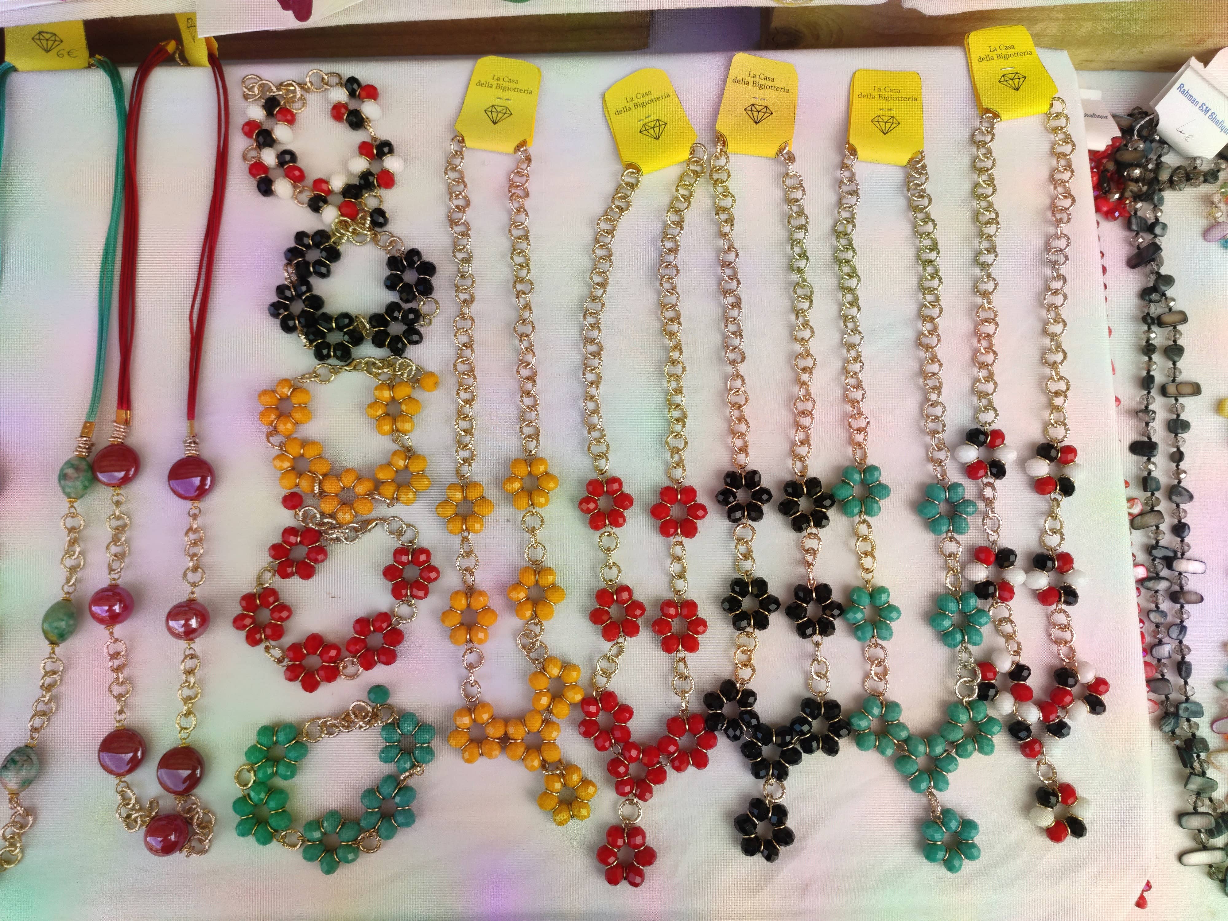 La Casa Della Bigiotteria - Wholesale Jewelry Set - Flower Crystals Set2