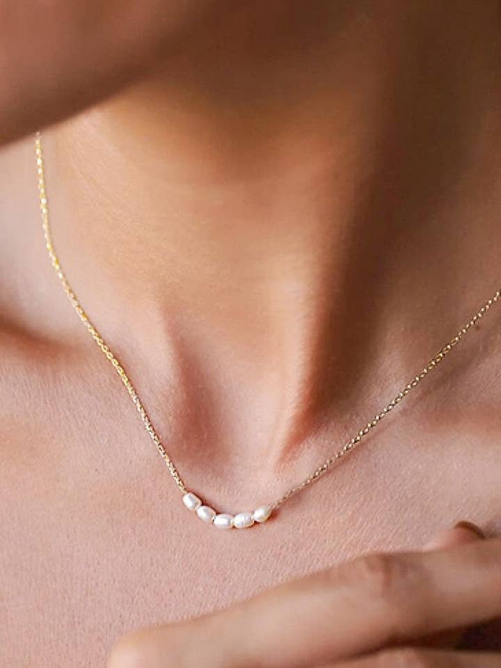 Colar de Corrente em Aço Inoxidável à Prova de Água Banhado a Ouro 18K - 6776 por atacado de Mia Accessories