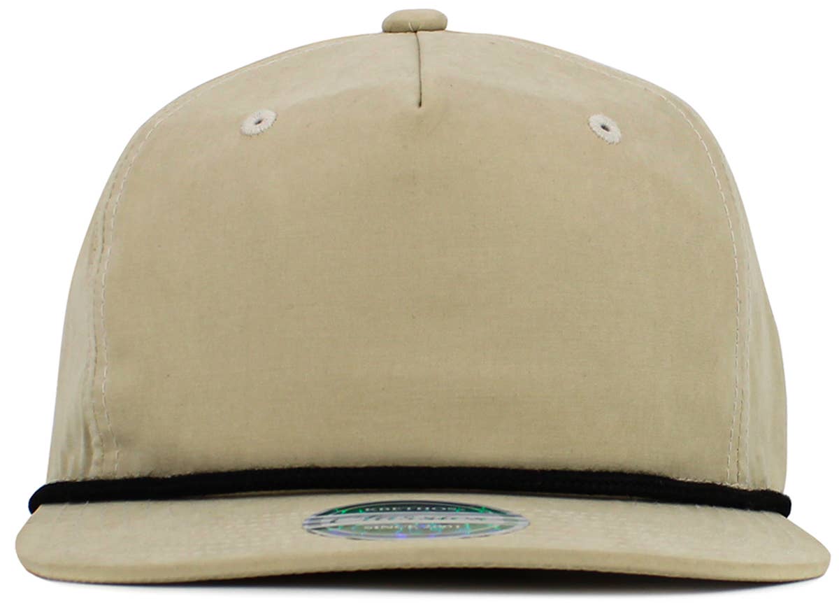 KBETHOS - Venta al por mayor Gorra snapback - Unisex - Gorra snapback de 5 paneles sin estructura con cuerda de algodón peinado y poliéster16